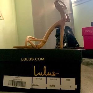 Lumos DeMita nude heels